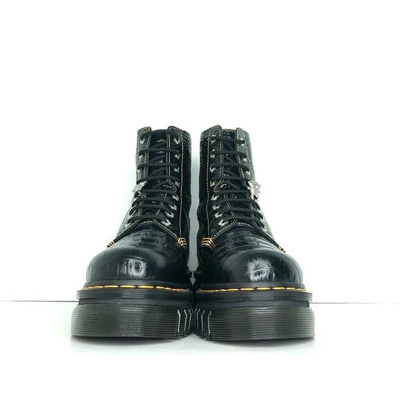 NEW Dr Martens Heaven Marc Jacobs Croco Platform Audrick Boots Women’s 10 Shoes - Picture 8 of 14